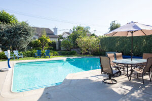 pool area at Pacific Breeze Recovery